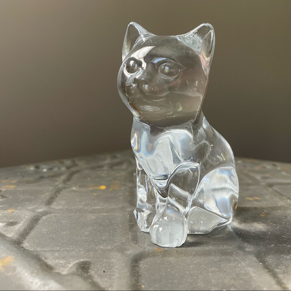 Princess House Crystal Cat